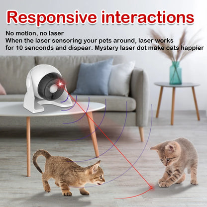 Mix Fast & Slow Laser Game Multi-Angle Adjustable Rechargeable Pet Toys
