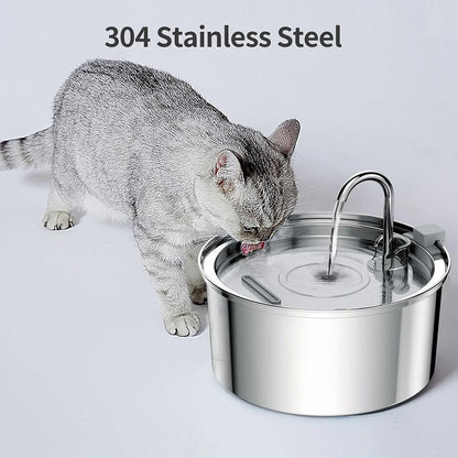 Stainless Steel Pet Automatic Water Fountain