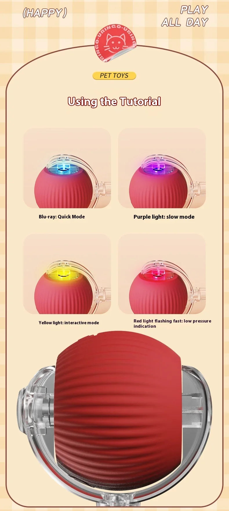 Rolling Ball Toys for Cats