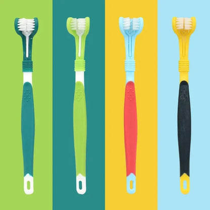 3-Sided Pet Toothbrush
