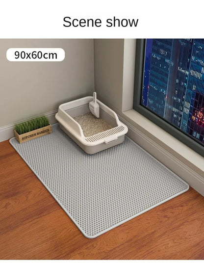 Large size Double Layer Waterproof Cat Litter Mat