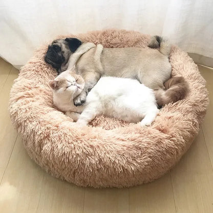 Round Pet Bed for Large Dog - Super Soft