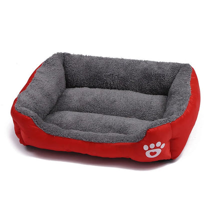 Large Pet Square Plush Washable  Mattress