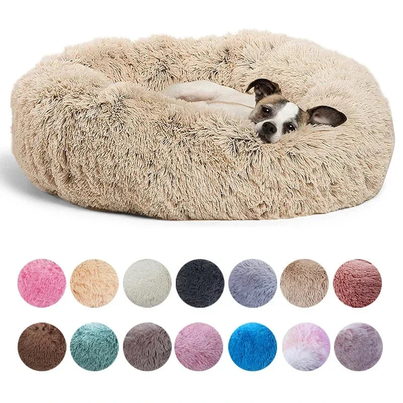 Round Pet Bed for Large Dog - Super Soft