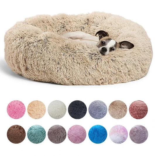 Round Pet Bed for Large Dog - Super Soft