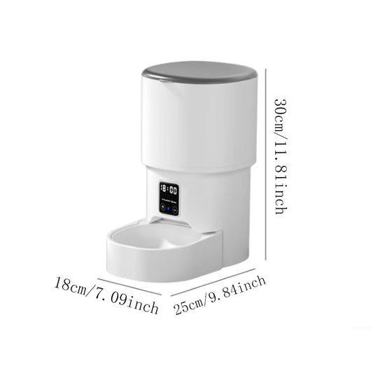 4L WIFI Button Automatic Pet Feeder