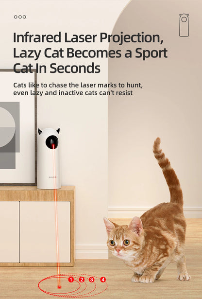 Interactive Smart Teasing Pet LED Laser Indoor Pet Toy