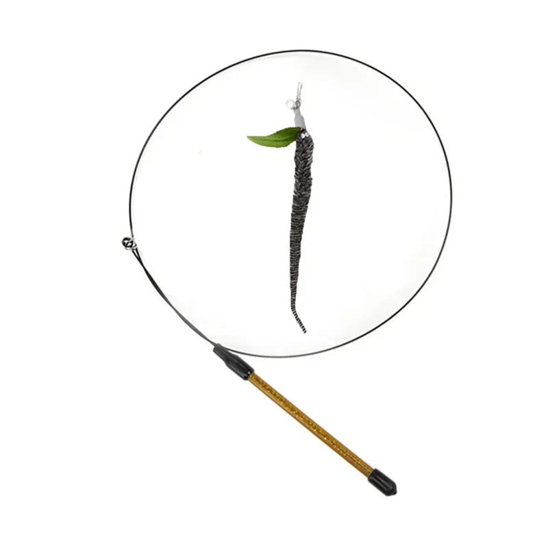 Simulation Bird Cat Toy – Suction Cup Feather Teaser Wand for Play