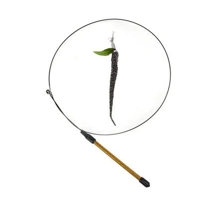 Simulation Bird Cat Toy – Suction Cup Feather Teaser Wand for Play