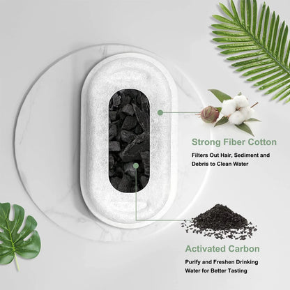 Replacement Filters for Pet Water Fountain Stainless Steel Dispenser Feeders