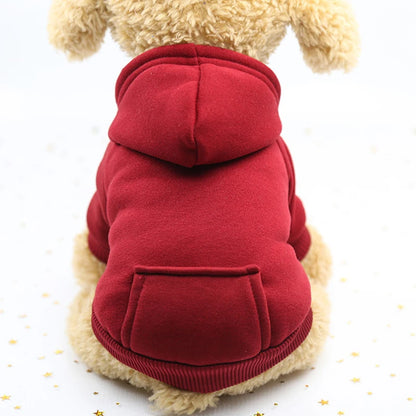 Autumn And Winter Hooded Sweater Pet Clothes