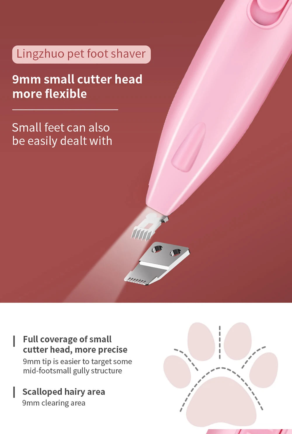 Pet Hair Electric Hair Trimmer