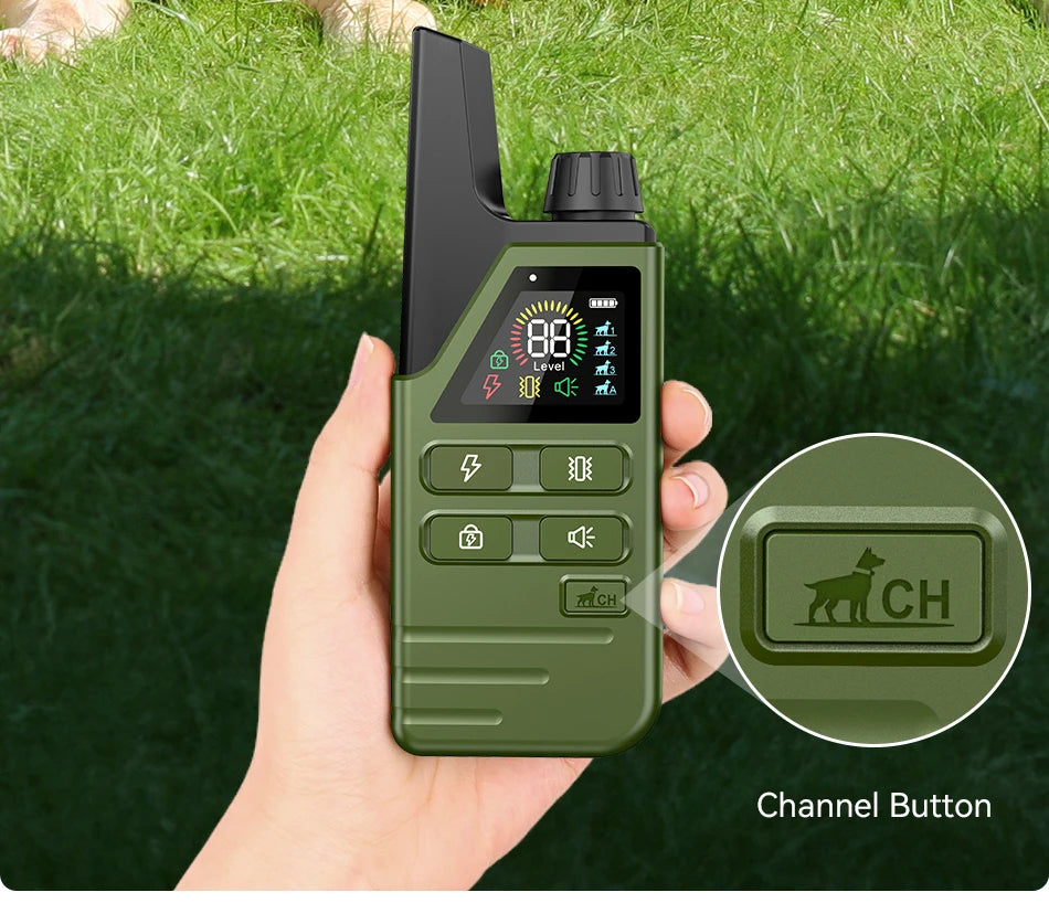 Electric Dog Training Bark Stop Collar With Remote Control
