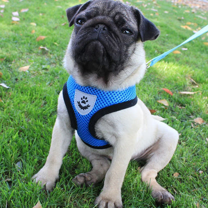 Adjustable Vest Polyester Mesh Breathable Harnesses Reflective for Pet