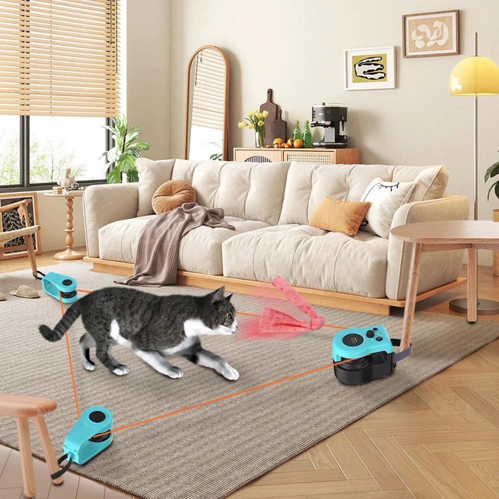 Pet Interactive Adjustable Speed Simulated Hunting Toy