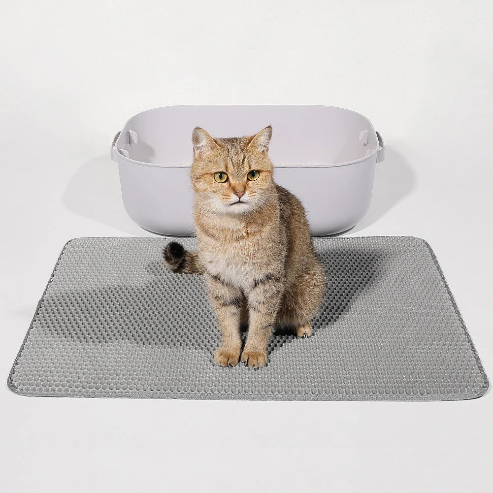 Cat Litter Resistant Waterproof Anti-slip Cat Litter Mat
