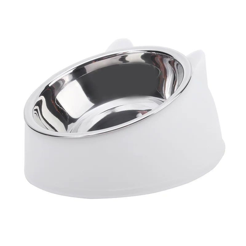 1pc Cat Stainless Steel Bowl