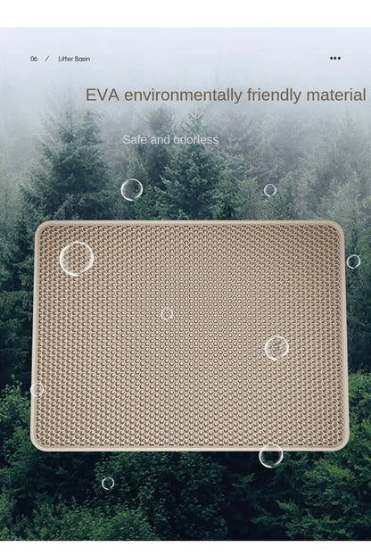 Large size Double Layer Waterproof Cat Litter Mat