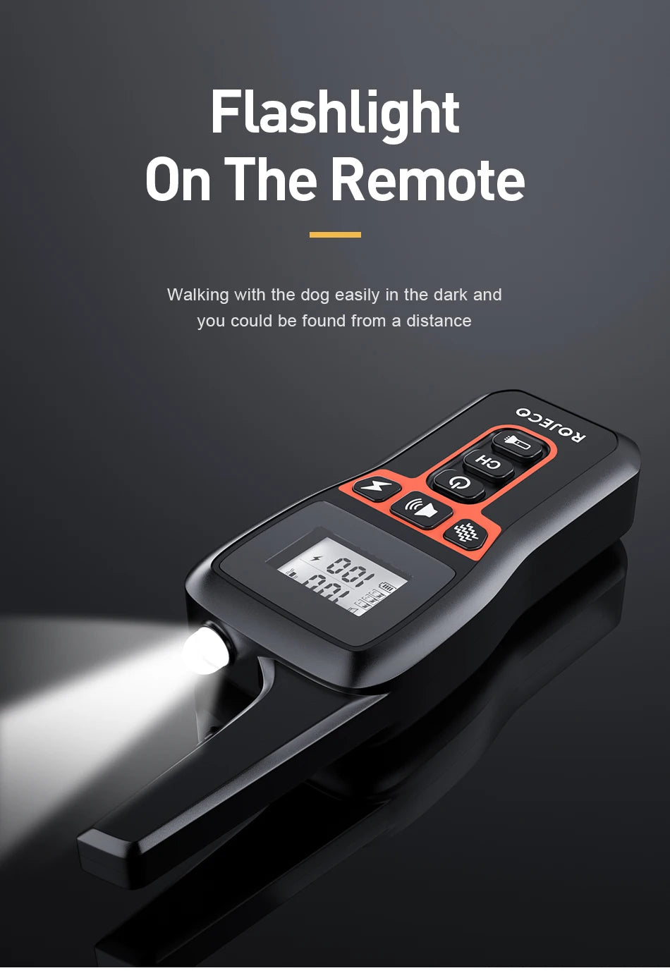 1000m Electric Dog Training Collar with Remote Control