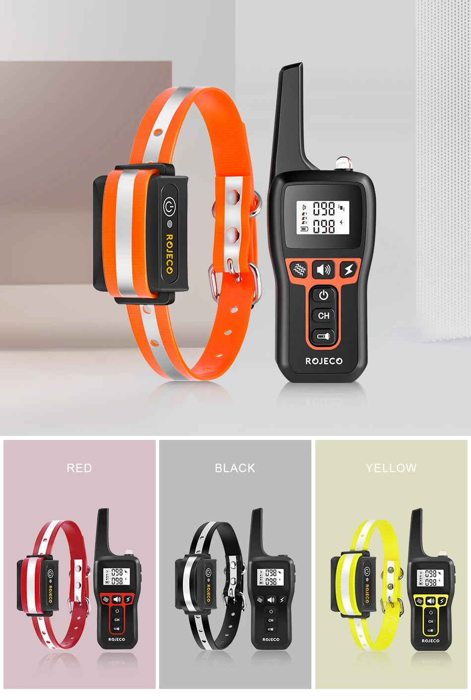 1000m Electric Dog Training Collar with Remote Control