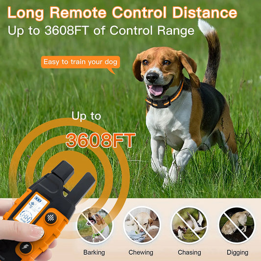 3300Ft Electric Dog Training Collar Remote Control