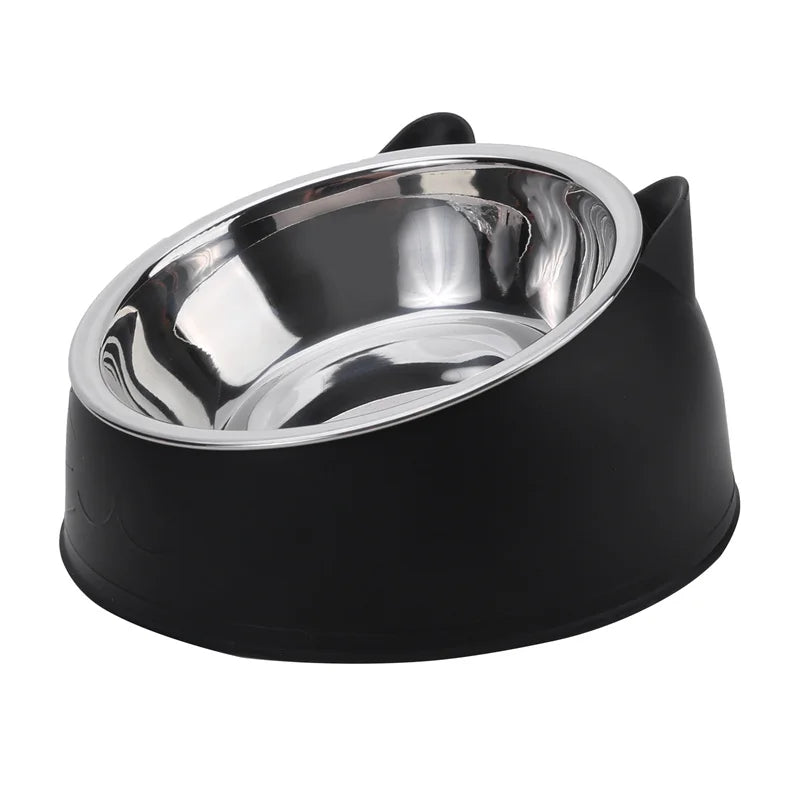 1pc Cat Stainless Steel Bowl