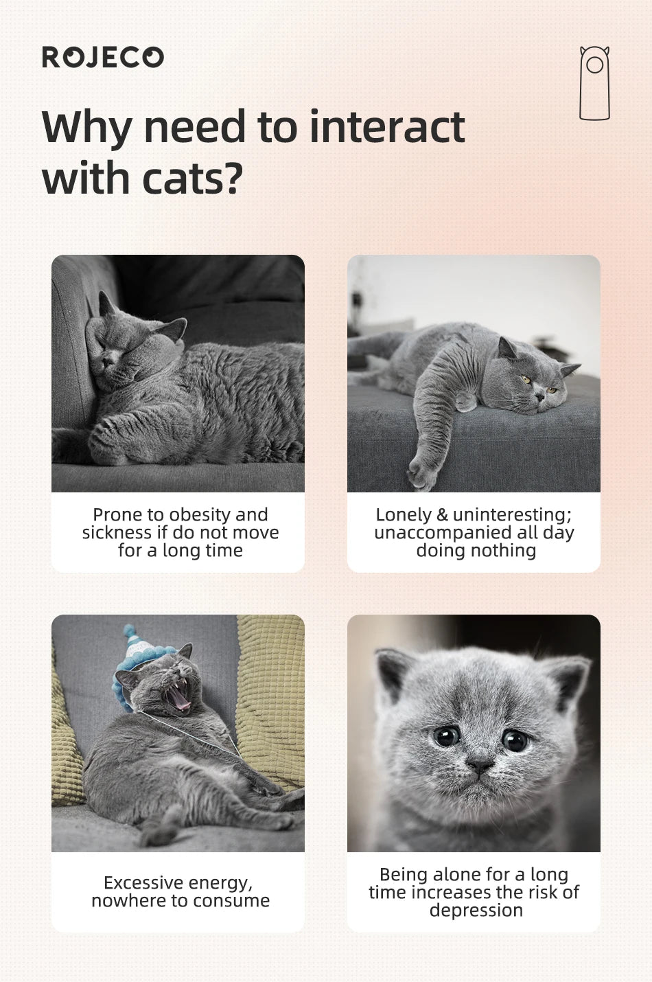 Interactive Smart Teasing Pet LED Laser Indoor Pet Toy