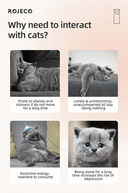 Interactive Smart Teasing Pet LED Laser Indoor Pet Toy