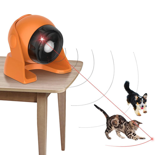 Mix Fast & Slow Laser Game Multi-Angle Adjustable Rechargeable Pet Toys