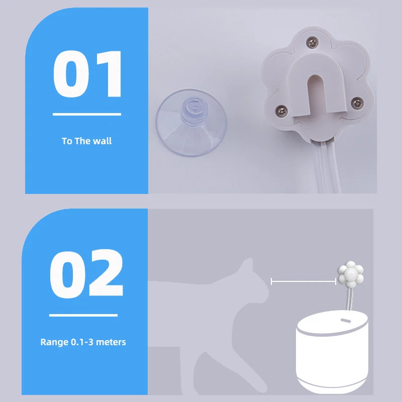3.2L Stainless Steel Pet Water Fountain – USB Powered with Sensor