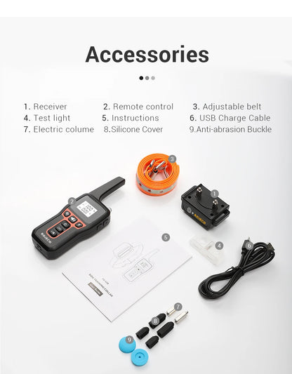 1000m Electric Dog Training Collar with Remote Control