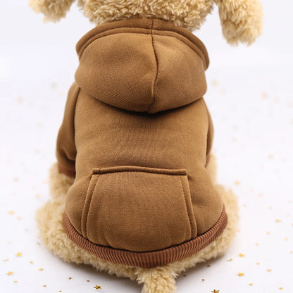 Autumn And Winter Hooded Sweater Pet Clothes
