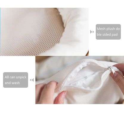 Pet bamboo Weaving waterproof Removable Cushion Sleeping Bag