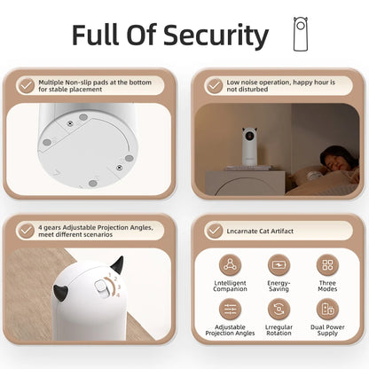 Interactive Smart Teasing Pet LED Laser Indoor Pet Toy
