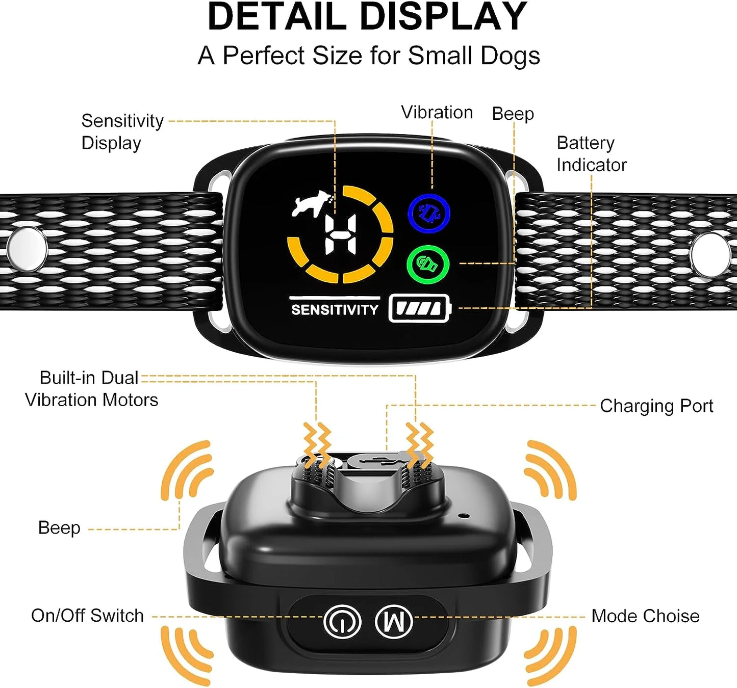 Anti Barking Dog Collar Rechargeable