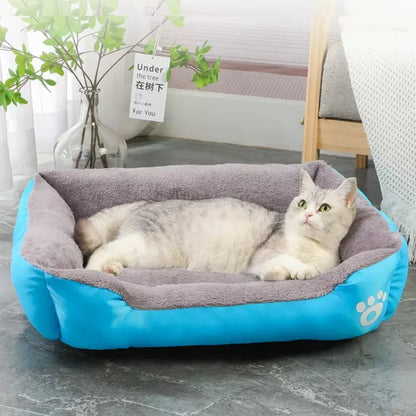 Large Pet Square Plush Washable  Mattress
