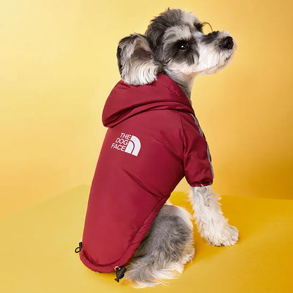 Winter Warm Fleece Waterproof Reflective Pet Clothes For Small to Medium Pet