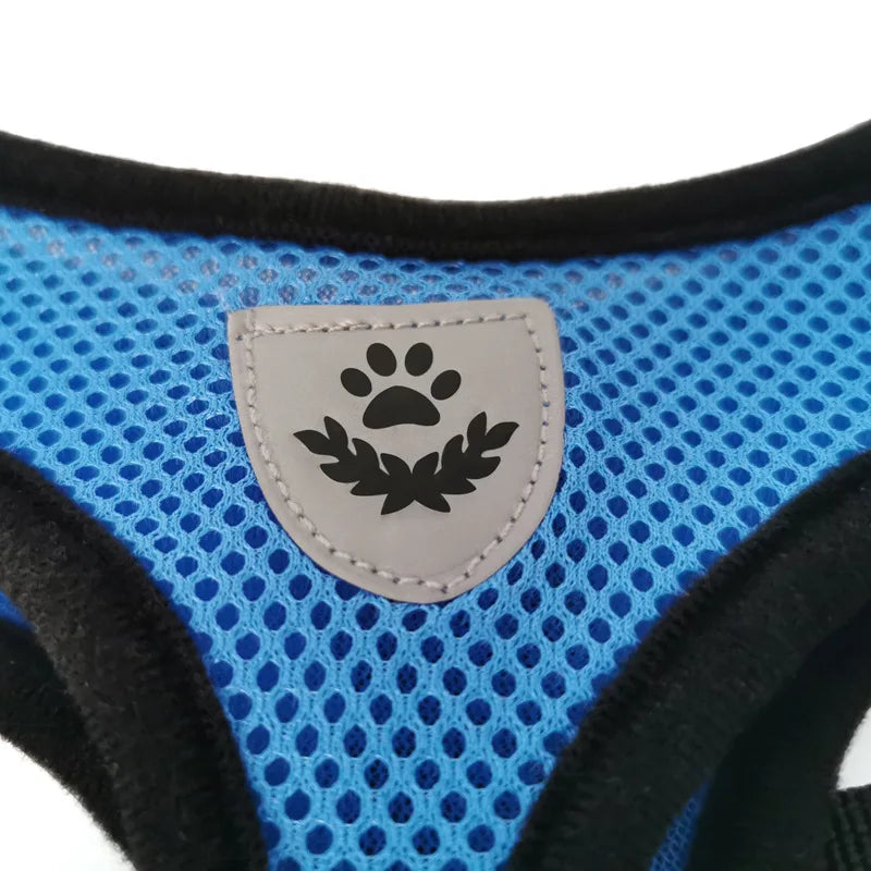 Adjustable Vest Polyester Mesh Breathable Harnesses Reflective for Pet
