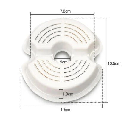 Pet Water Dispenser Filter – Activated Carbon & Resin for Cats & Dogs
