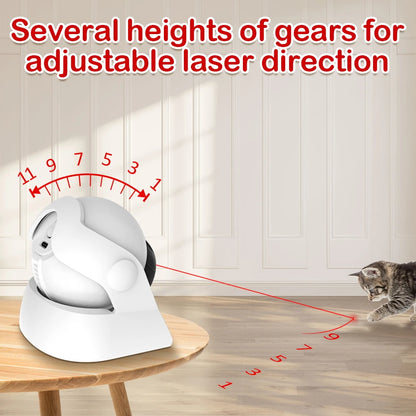 Mix Fast & Slow Laser Game Multi-Angle Adjustable Rechargeable Pet Toys