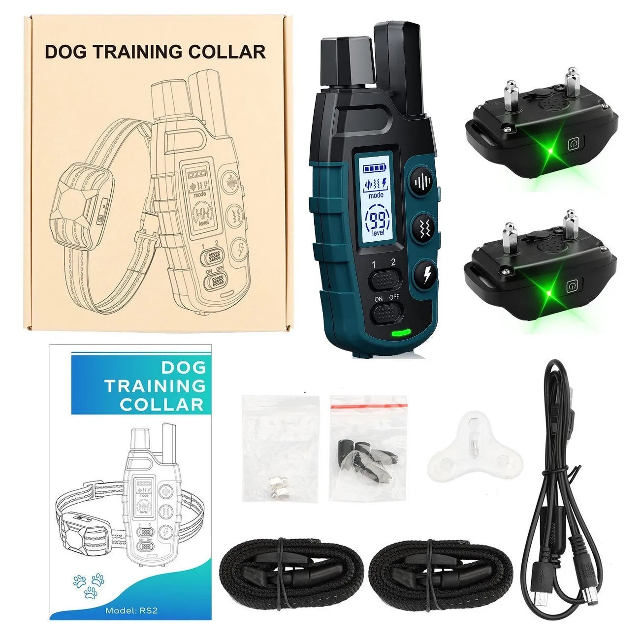 1000M Remote Pet Dog Training Collar IP67 Waterproof