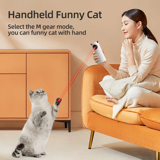 Interactive Smart Teasing Pet LED Laser Indoor Pet Toy