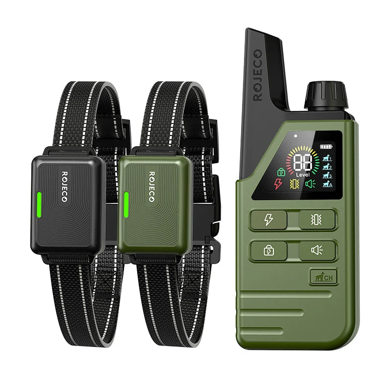 Electric Dog Training Bark Stop Collar With Remote Control