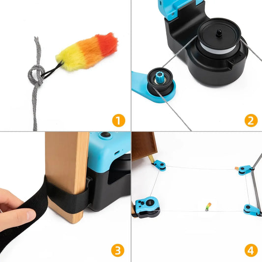 Pet Interactive Adjustable Speed Simulated Hunting Toy