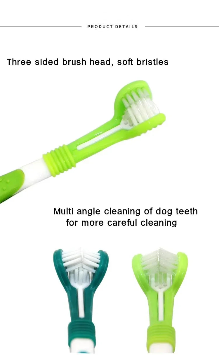 3-Sided Pet Toothbrush