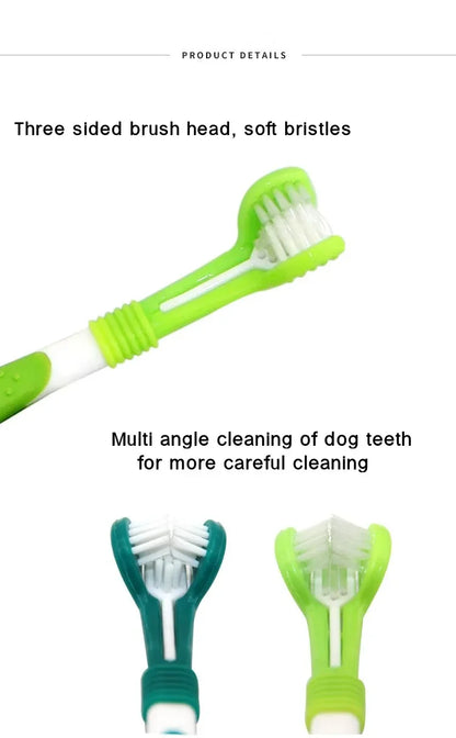 3-Sided Pet Toothbrush