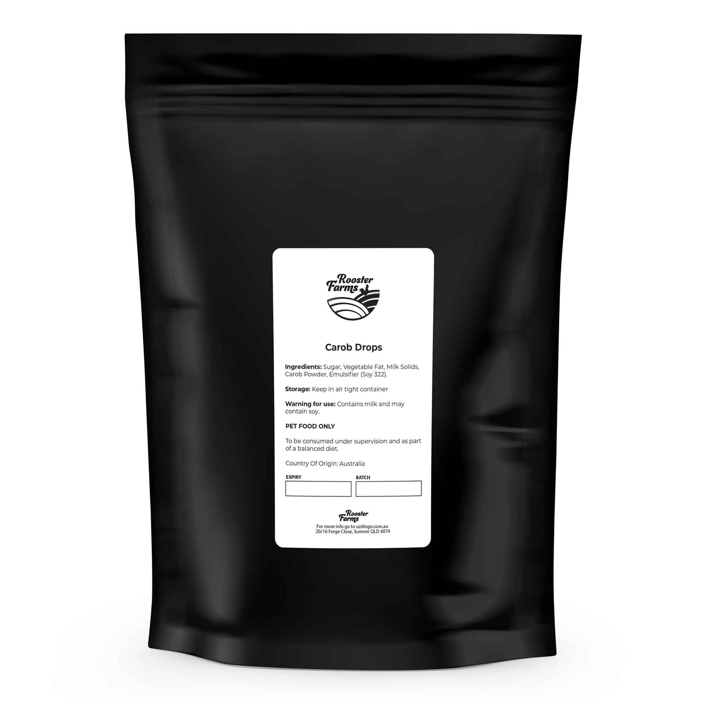 Dog Treat Carob Drops - Australian Puppy Button Melts