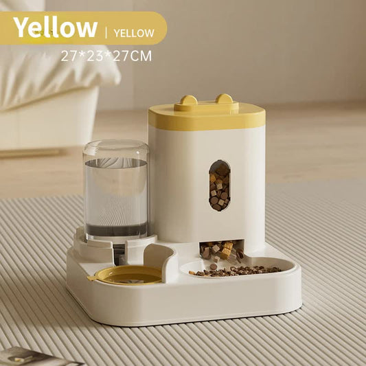 Automatic Pet Feeder and Water Dispenser - Smart Dog Bowl & Cat Feeder, Universal Pet Feeding Station, Electric Pet Water Fountain