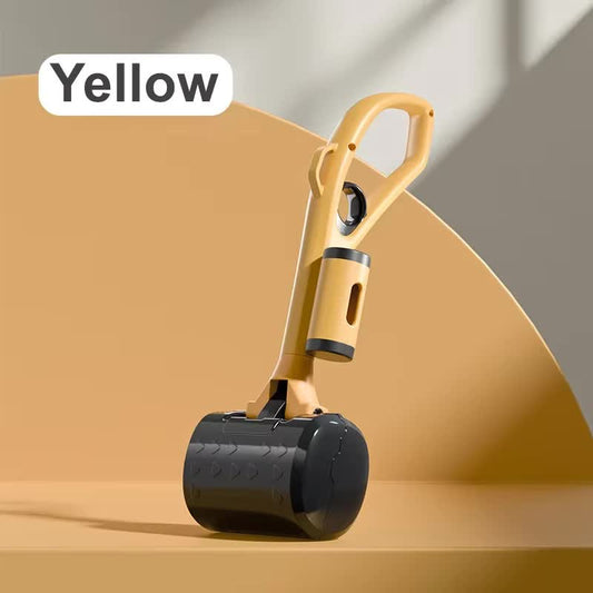 Portable Dog Poop Scooper with Large 9.5cm Opening, Ergonomic Handle, Lightweight 320g Pet Waste Picker for Outdoor Walks